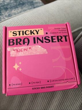 Sticky Bra Insert - Pink Packaging